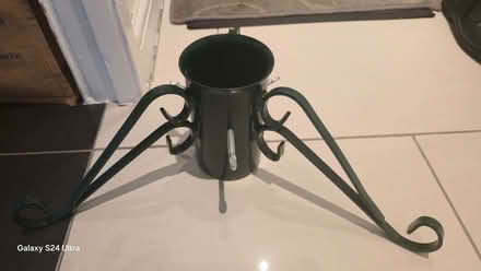 Photo of free Christas tree stand, tilting TV wall mount, Erika typewriter (Tulse Hill SW2) #1
