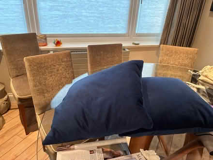 Photo of free Blue cushions - John Lewis (Old Windsor SL4) #1