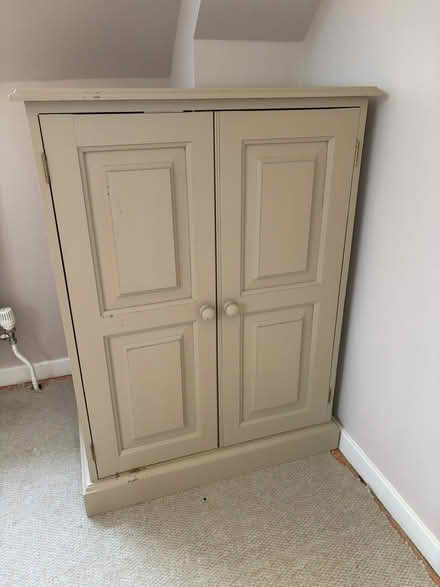 Photo of free Wooden painted cupboard (Hitchin Herts SG4) #1