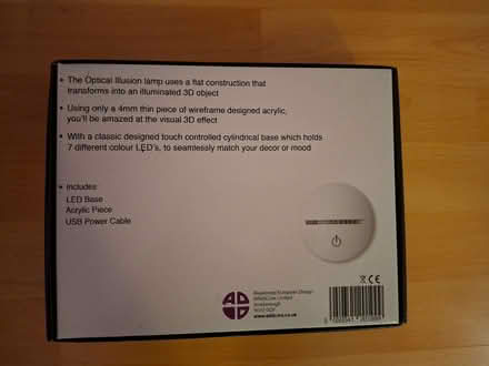 Photo of free Narwhal Optical Illusion LED Lamp (Morley Green SK9) #2