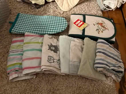 Photo of free Tea towels & oven gloves (Great Moulton NR15) #1