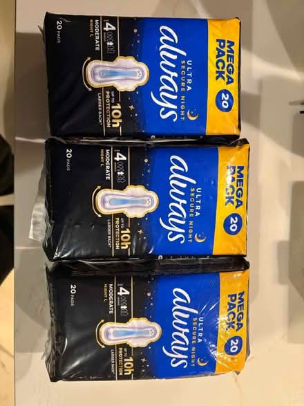 Photo of free Always Pads (Liverpool L13) #1