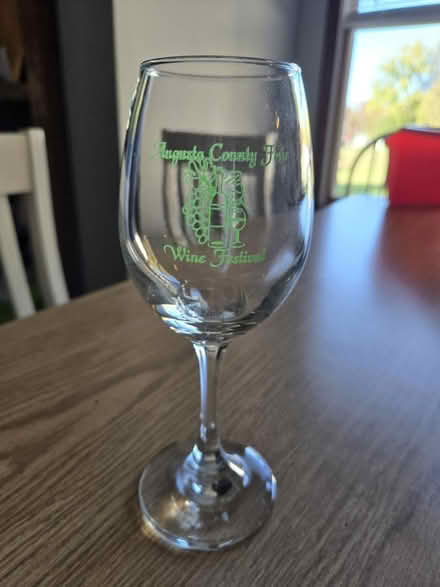 Photo of free Augusta County Fair Wine Glass (Elkton) #1