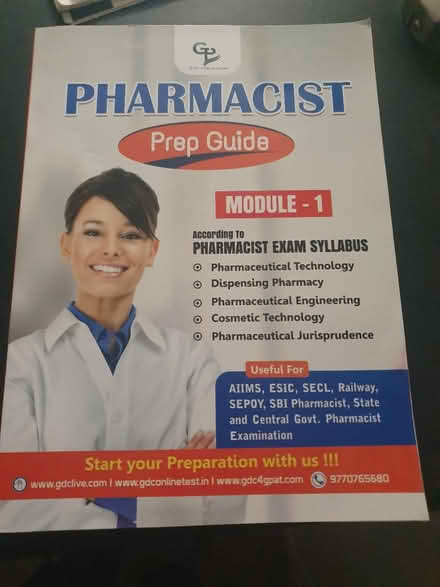 Photo of free Pharmacist prep guide books (NG8 wollaton) #1