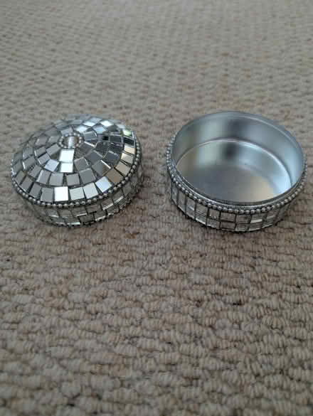 Photo of free Small silver/ mirrored tin (Earlsdon, CV5) #2