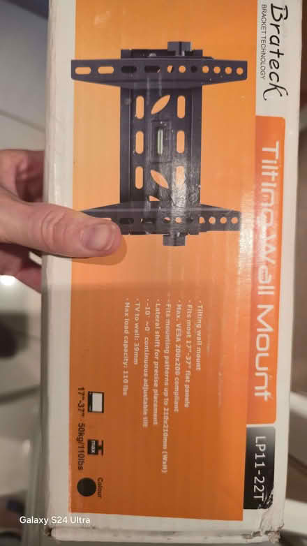 Photo of free Christas tree stand, tilting TV wall mount, Erika typewriter (Tulse Hill SW2) #2