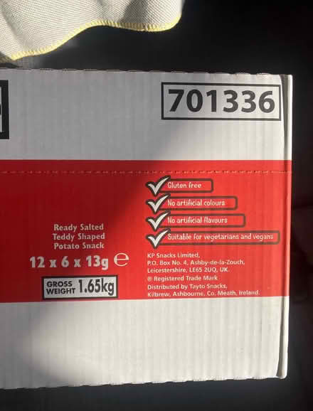 Photo of free Mega box of Pom-Bear Crisps (Kirkton Road, N15) #4