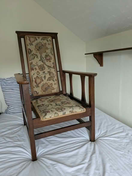 Photo of free Morris style craft chair, vintage (Tewkesbury GL2) #1