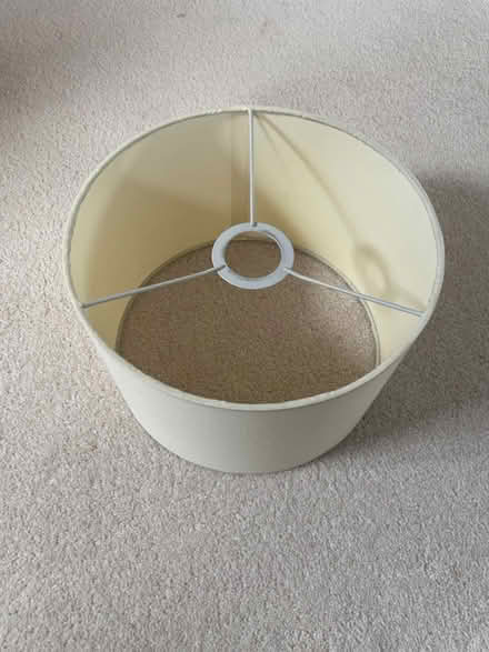 Photo of free Cream lamp shade (Darley Abbey DE22) #1