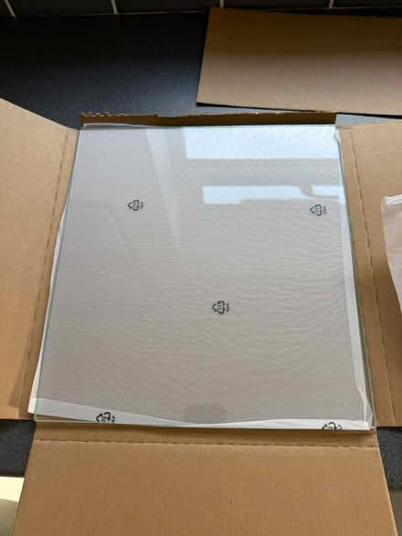 Photo of free 2 glass shelves (Bedford MK41) #1