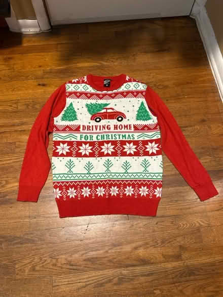 Photo of free Size Large Christmas Sweater (Clason Point Bronx NY) #1
