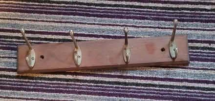 Photo of free Wooden Wall Hook Rack (Newark) #1