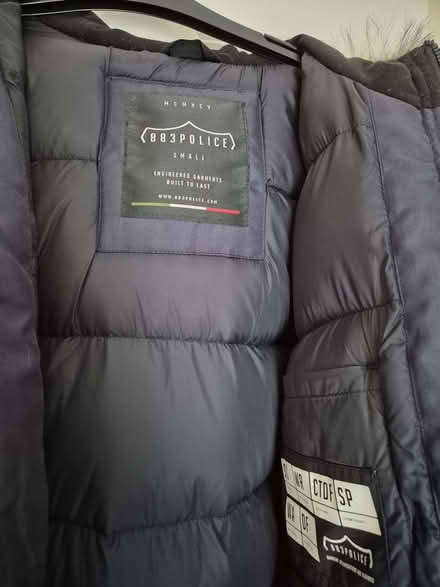 Photo of free Mens warm grey parka coat with fur hood (Lower Earley RG6) #3