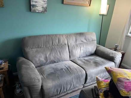 Photo of free Grey 3 seater sofa (Deans EH54) #4