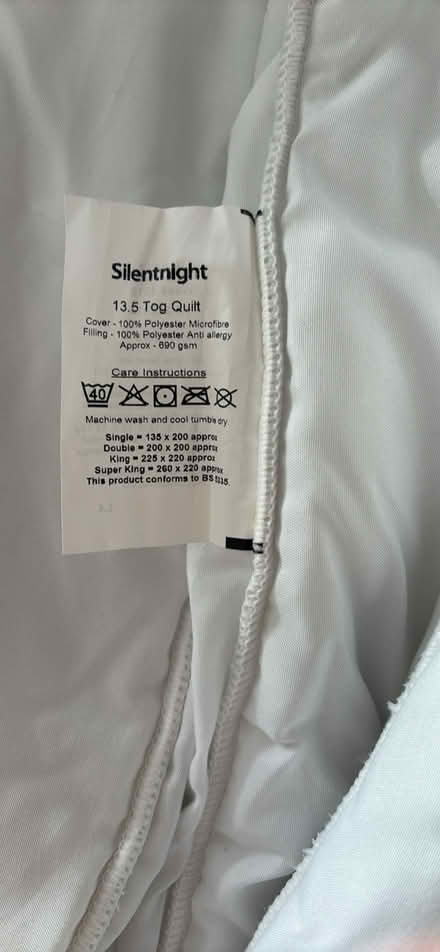 Photo of free Double duvet (IP6 8UJ IP6) #1