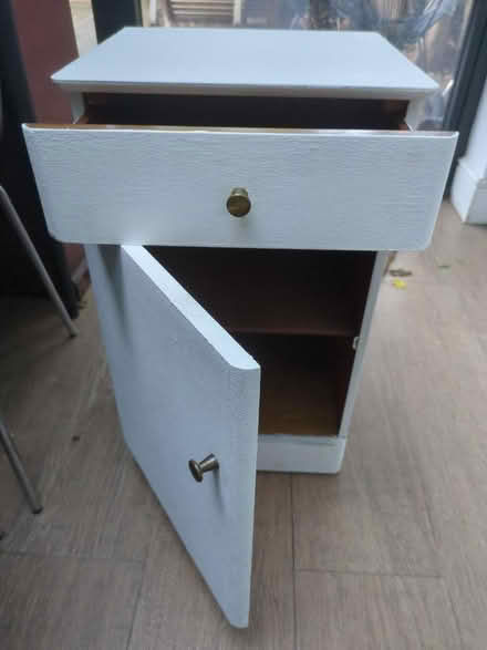 Photo of free Small repainted bedside cabinet (Shepherds Bush W6) #1