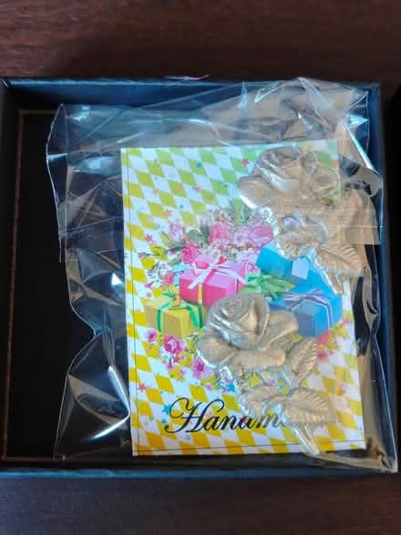 Photo of free Rose pewter cufflinks (Weedon NN7) #1