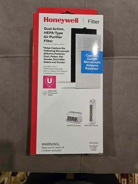 Photo of free Honeywell HEPA filter (Media) #1