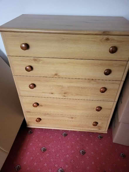 Photo of free Pine chest of drawers (Hest Bank LA2) #1