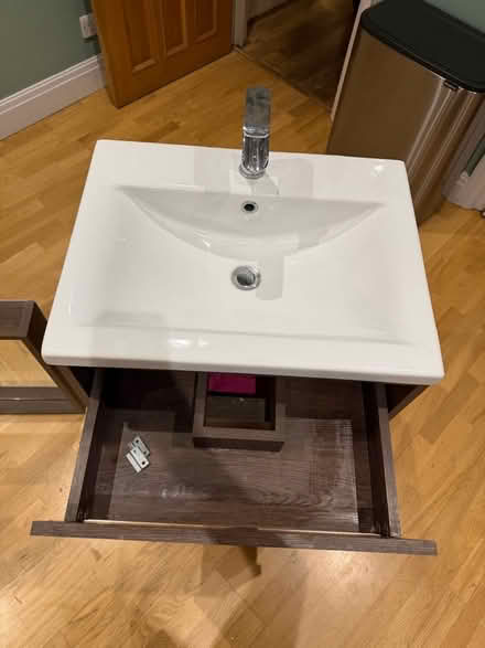 Photo of free Sink vanity unit & matching mirror (Brondesbury NW2) #3