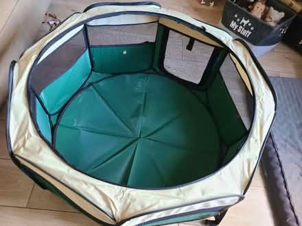 Photo of free Canvas, foldable small dog pen (Eltham SE9) #2