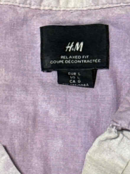 Photo of free Size L purple tie die shirt (Clason Point Bronx NY) #2