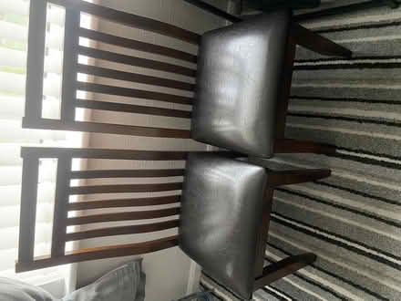 Photo of free Dining chairs x4 (Claughton CH41) #1