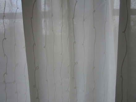 Photo of free Vintage IKEA Lotten Slinga Sheer Cream/White Curtains (Staunton on Arrow LD8) #1