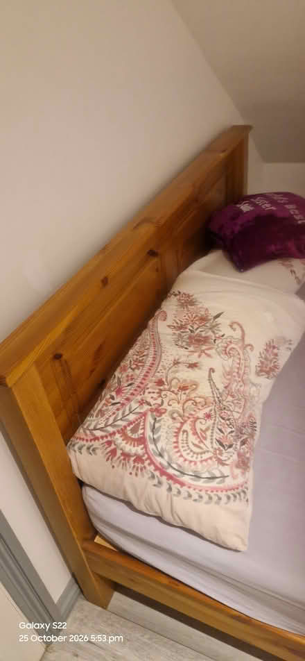 Photo of free Double bed and mattress only (stretham SW16) #2