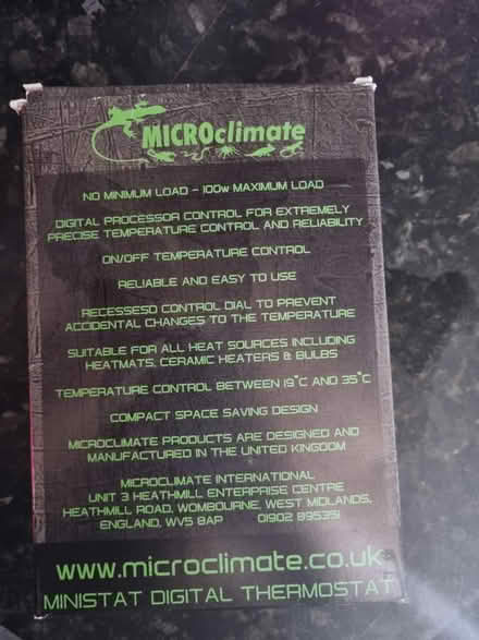 Photo of free Micro climate heat thermostat (Matchborough East B98) #2