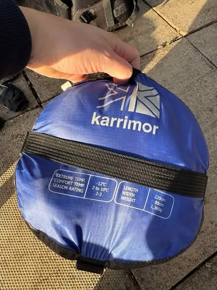 Photo of free Karrimor large mummy sleeping bag (ST15 stone) #1