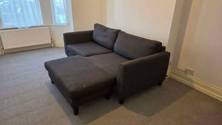 Photo of free Grey sofa 2.1m x 1.6m (Bexhill TN39) #2