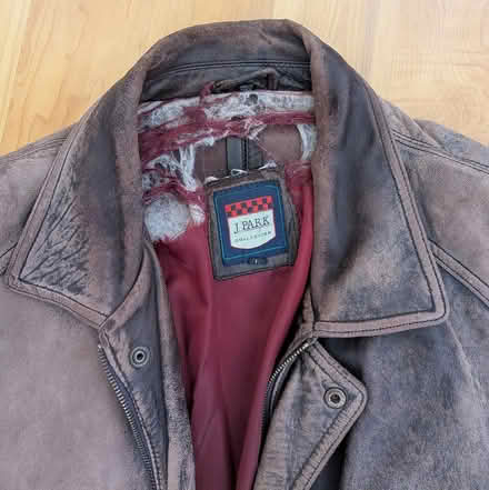 Photo of free Men's Leather Bomber Jacket (Davis Square) #4