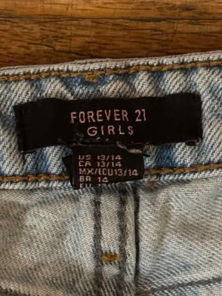 Photo of free Girl’s Size 13/14 Distressed Jeans (Clason Point Bronx NY) #2