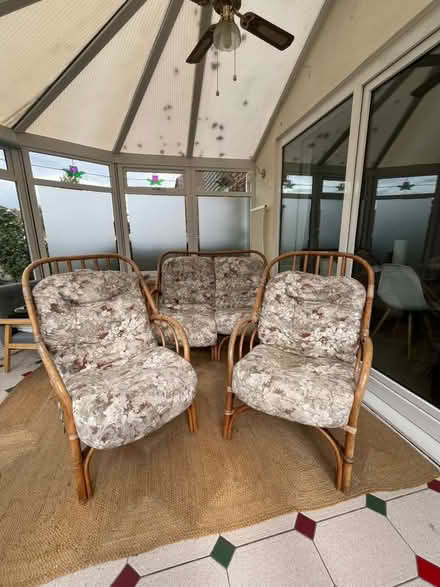 Photo of free 3 piece bamboo conservatory furniture (Reddish SK4) #1