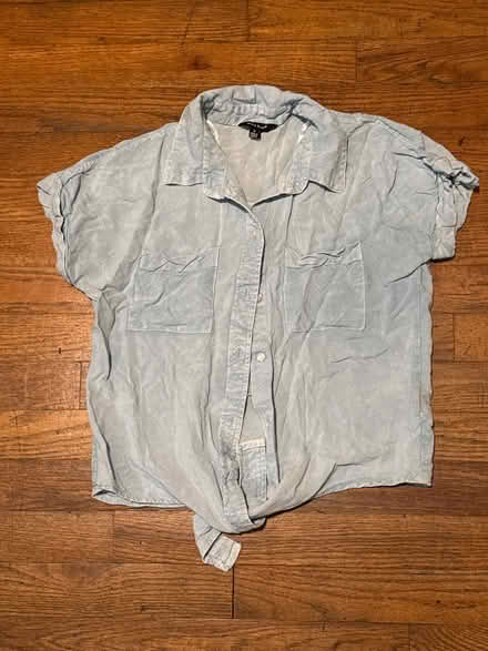 Photo of free Size Small Crop Sof Jean Shirt (Clason Point Bronx NY) #1