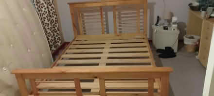 Photo of free Wooden double bed frame (Pontefract WF8) #3