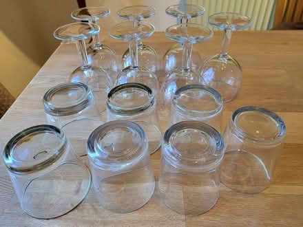 Photo of free Plain Wine and Water Glasses (Bayston Hill SY3) #1