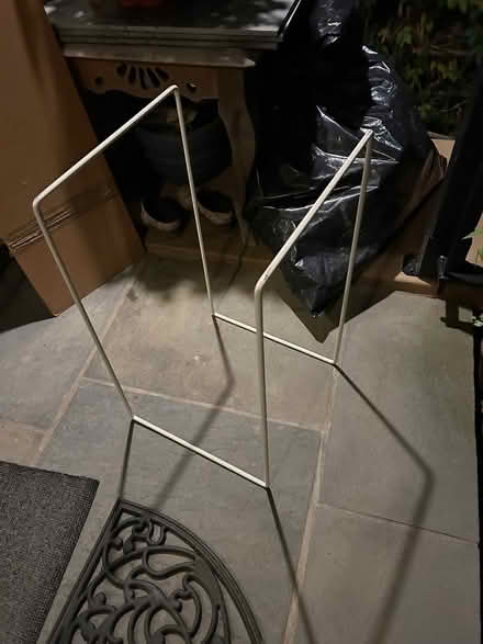 Photo of free White metal frame 24x14xx24” (Chevy Chase DC) #1