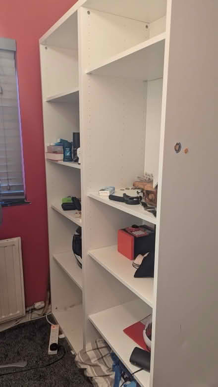 Photo of free White book shelves/ storage shelf (SO50 4RQ) #1