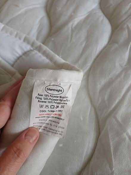 Photo of free Single duvet, topper and mattress protector (Moor Park HA6) #3