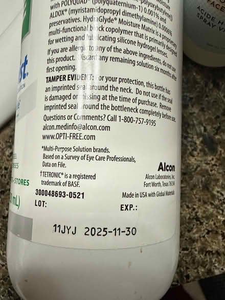 Photo of free Optifree (Eastlake) #2