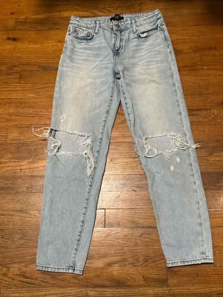 Photo of free Girl’s Size 13/14 Distressed Jeans (Clason Point Bronx NY) #1