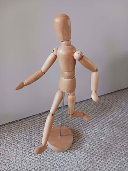 Photo of free IKEA fun wooden mannequin (Penge BR3) #1