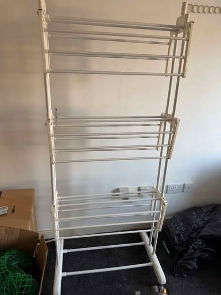 Photo of free White plastic clothes airer (Blackbird Leys OX4) #1