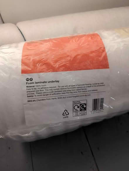 Photo of free Laminate underlay (new and used) (Ladywell SE13) #2