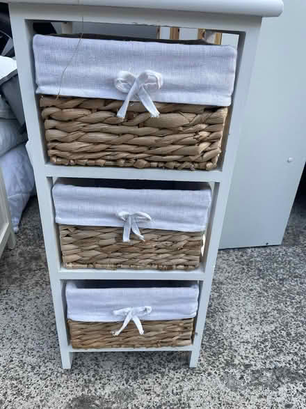 Photo of free 3 tier shelf with basket drawers (Bray, co. Wicklow) #1