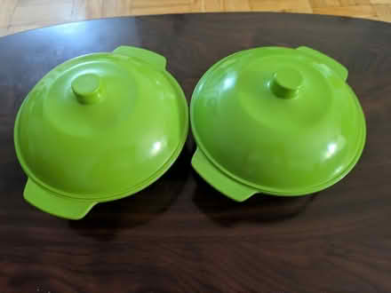 Photo of free Plastic serving bowl with lids (Victoria park & Eglinton) #2
