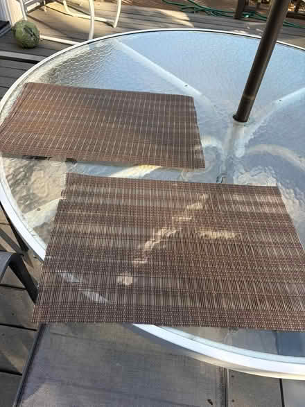 Photo of free four matching metalic placemats (Prospect and Miller) #2