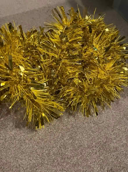 Photo of free Small bundle of gold Christmas decorations (Bowerham LA1) #3